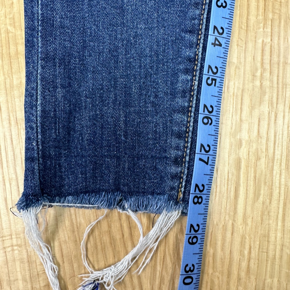 LEVI'S Wedgie Skinny Women's Jeans Dark Blue Wash Size 25 - Picture 11 of 12